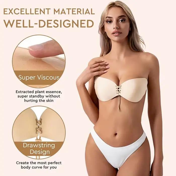 Soutien-gorge adhésif à mouche