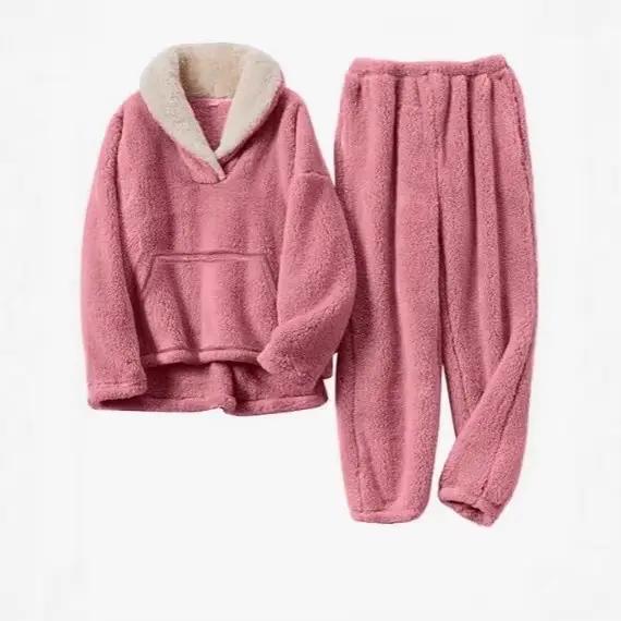 Ensemble pyjama moelleux pour femmes