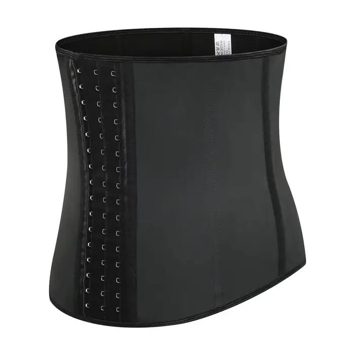 Taille formateur Corsets9-acier-os corps Shaper femmes sous le buste Latex Sport ceinture sablier Long torse Cincher perte de poids