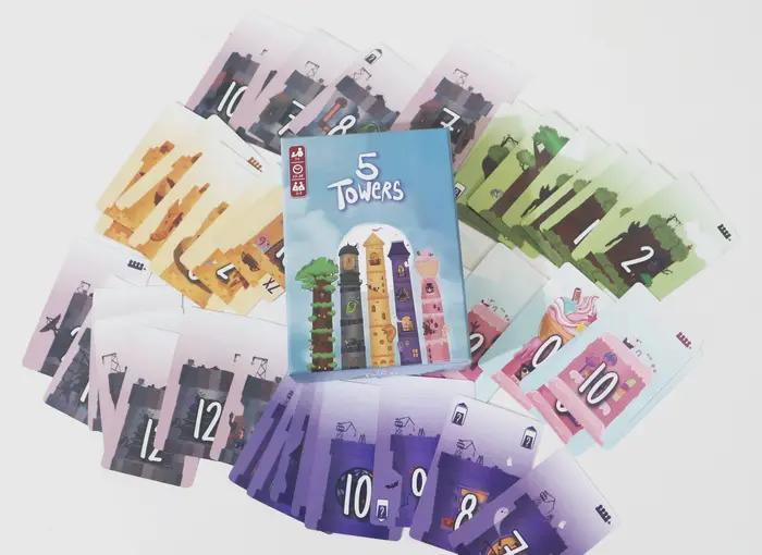 Jeu de société 5 tours pour 2 à 6 joueurs, jeu de cartes rapide, jeu de stratégie amusant