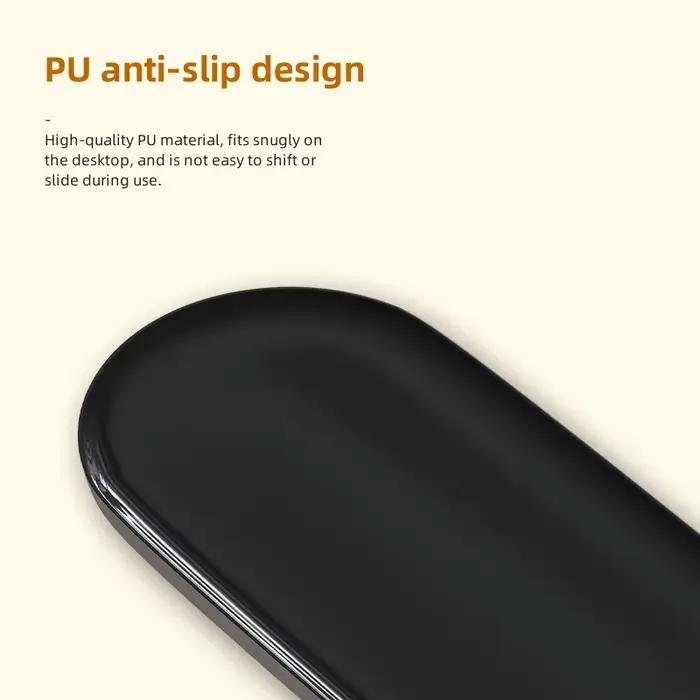 Akko Pudding Buns clavier repose-poignet ergonomique mousse souple Lycra + PU facile à frapper soulagement de la douleur anti-dérapant pour bureau maison Gamer