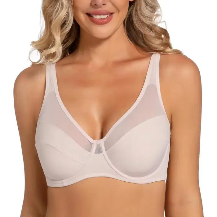 Soutien-gorge minimiseur en dentelle pour femmes
