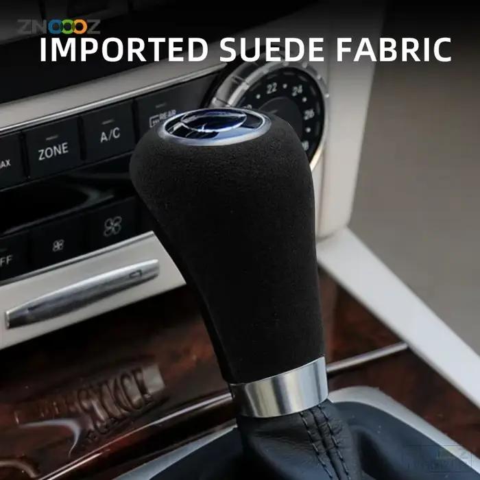 Juste de protection décorative en daim, adaptée pour Mercedes-Benz Classe C, Classe E, Classe A, GLK, CLS, coque d'engrenage, modification intérieure