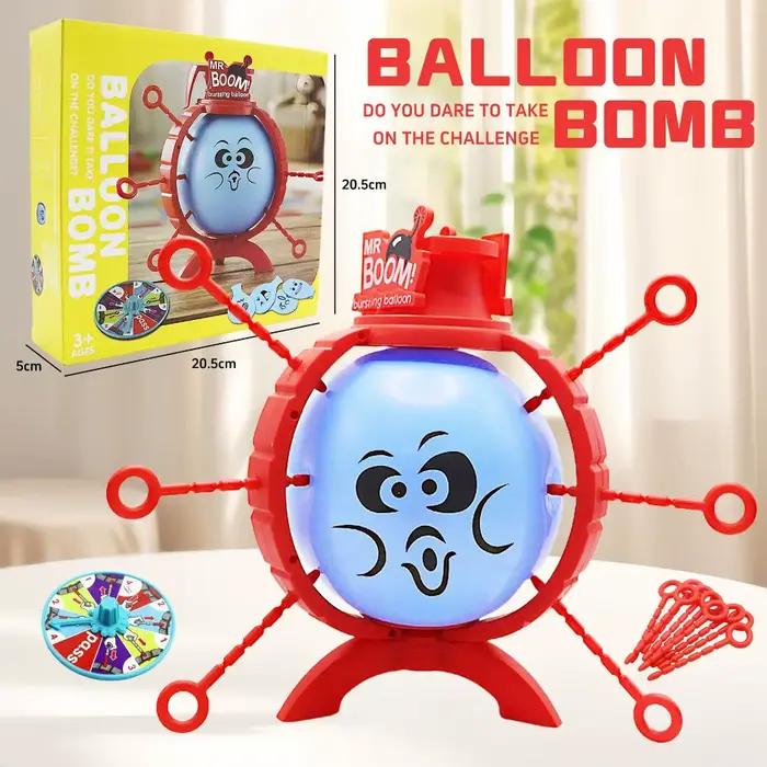 Jeu de ballons Boom Boom, jeu d'éclatement de ballons de bureau, jeux de société en famille, accessoire de farces, jouets interactifs, jeu de bâton amusant