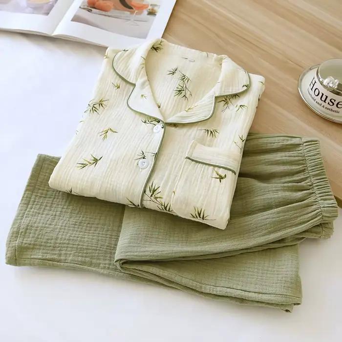 Pyjama en Crêpe de Coton pour Femme