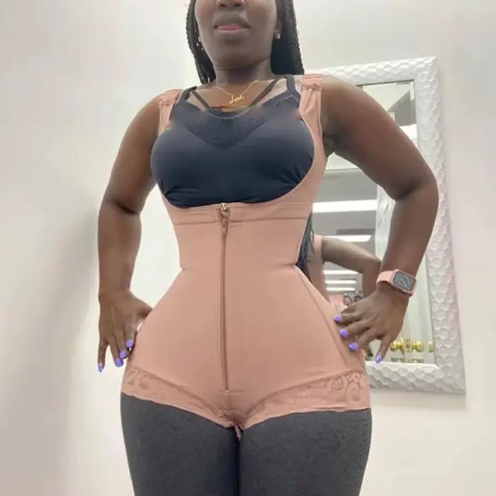 Shapewear colombien Abdomen haute Compression femmes Double