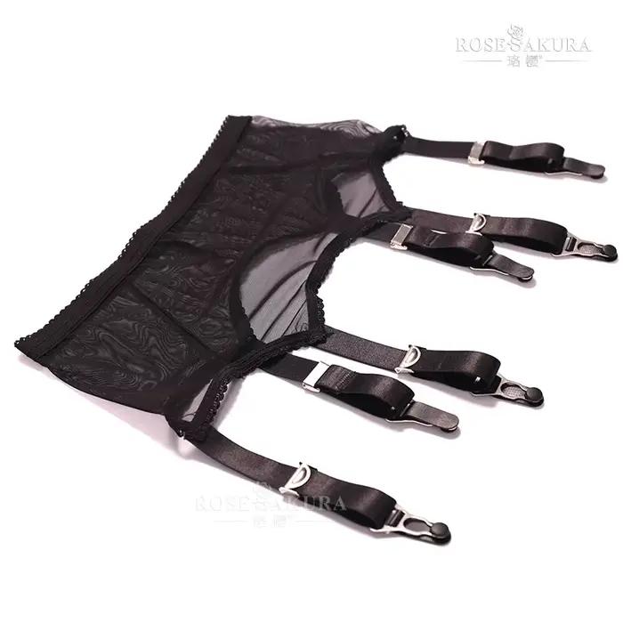 Porte-jarretelles en maille pour femmes