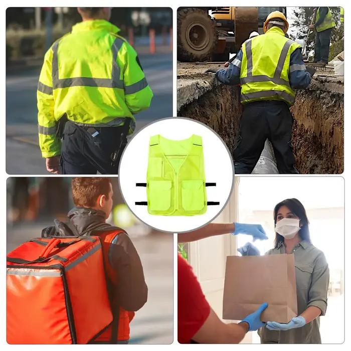 Gilet de refroidissement corps gilet de refroidissement avec 8 sacs de glace gilet de refroidissement d'été gilet froid réglable gilet de glace AC réfléchissant pour temps chaud