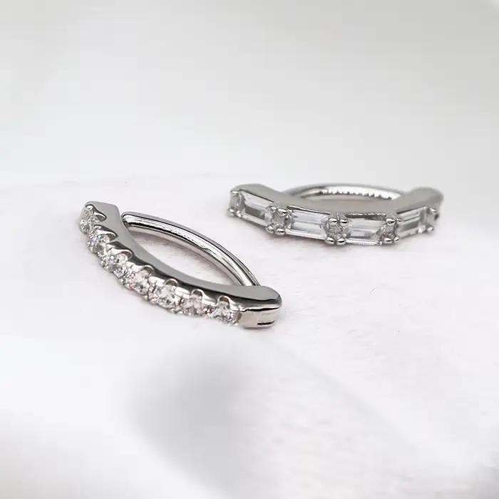 MIQIAO-Piercings de ventre en argent 925 pour femmes, accessoires sexy, bijoux de corps, anneau de nombril, 925