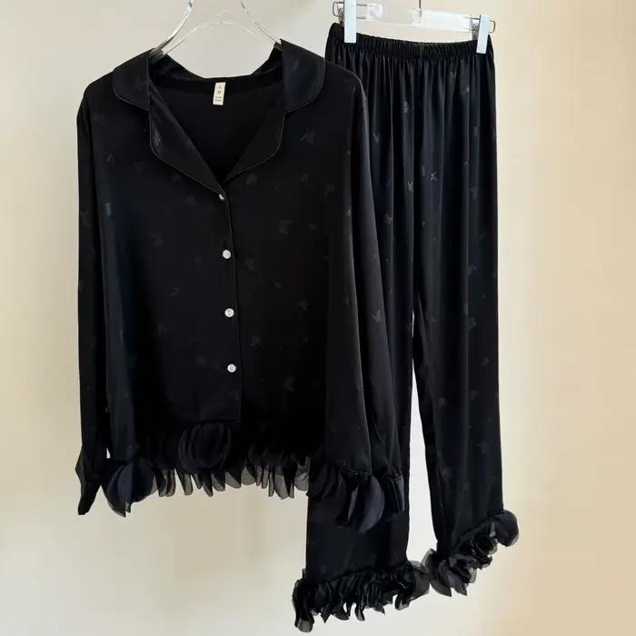 Ensemble de pyjamas à manches longues pour femmes