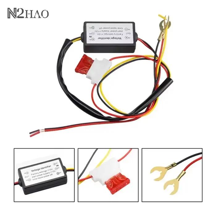 Contrôleur DRL pour voiture, faisceau de relais de feux diurnes LED, variateur marche/arrêt, contrôleur de feu antibrouillard, ligne de retard de lumière de retard