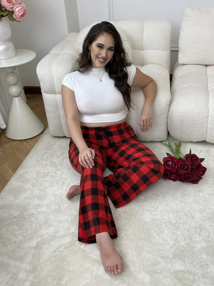 Pantalon de pyjama de Noël pour femmes grandes tailles