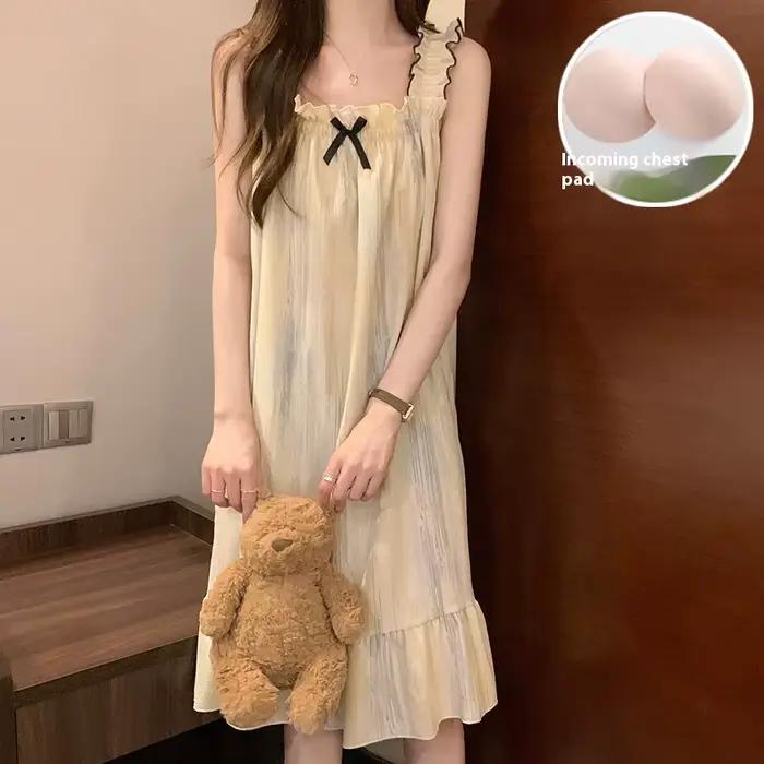 Chemise de nuit d'été pour femmes