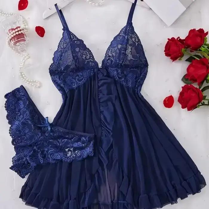 Ensemble de lingerie rouge sexy