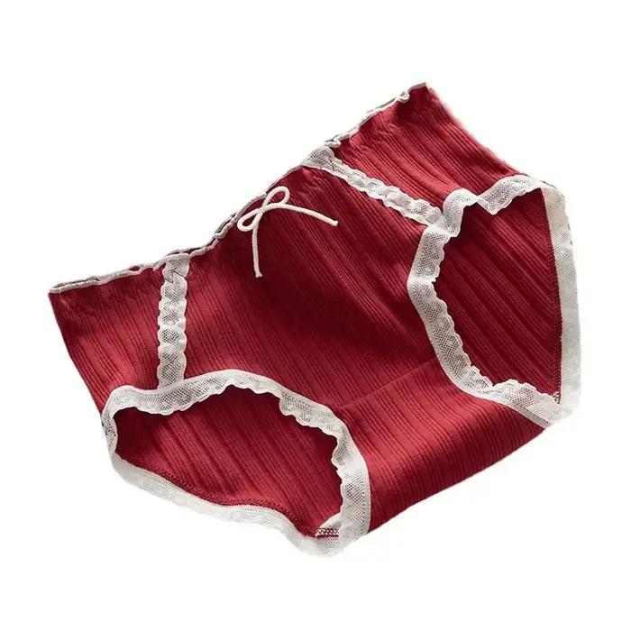 Culotte en coton femme caleçon mode nœud
