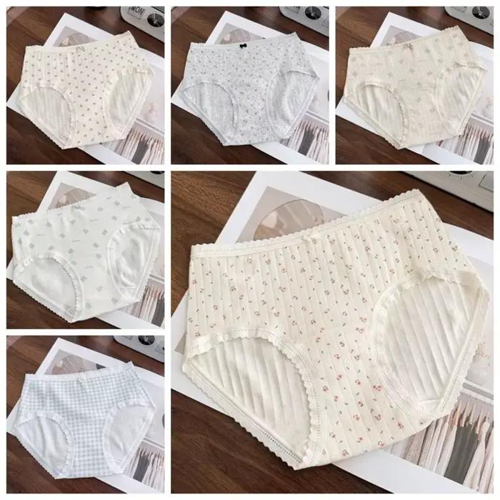 Culottes mi-hautes en coton pour femme