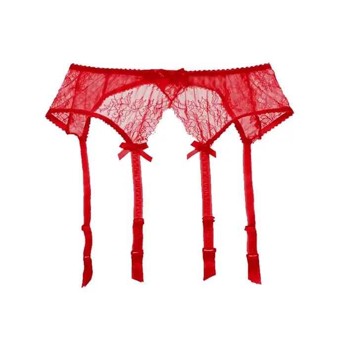 Porte-jarretelles en dentelle pour femmes