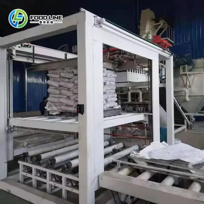 Palettiseur d'entrepôt, machine de palettisation robotisée automatique pour le palettisation de cartons, sacs et boîtes