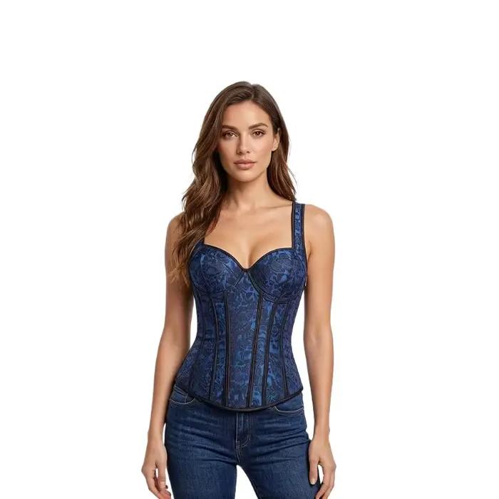 Corset à imprimé floral pour femme