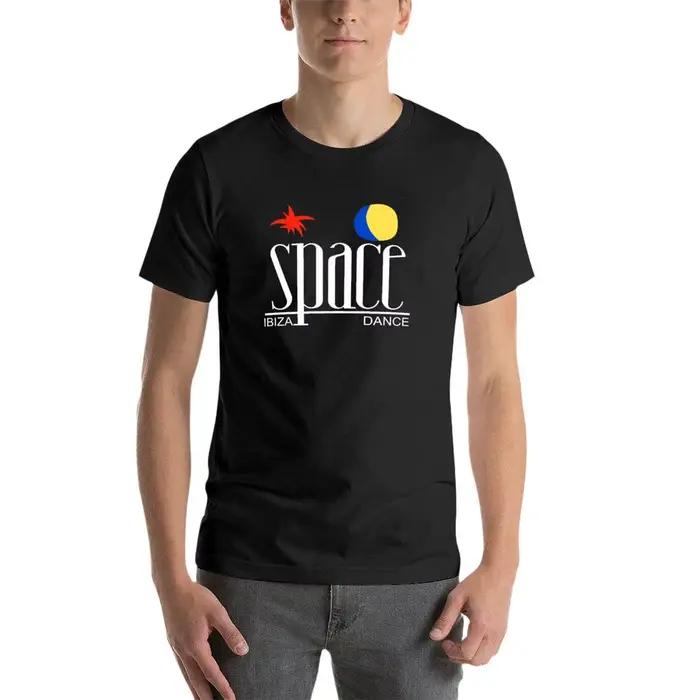 SPACE Ibiza Dance-T-shirt pour homme, T-shirt blanc, T-shirt noir classique, Discothèque mythique de La French Touch, Haut d'été