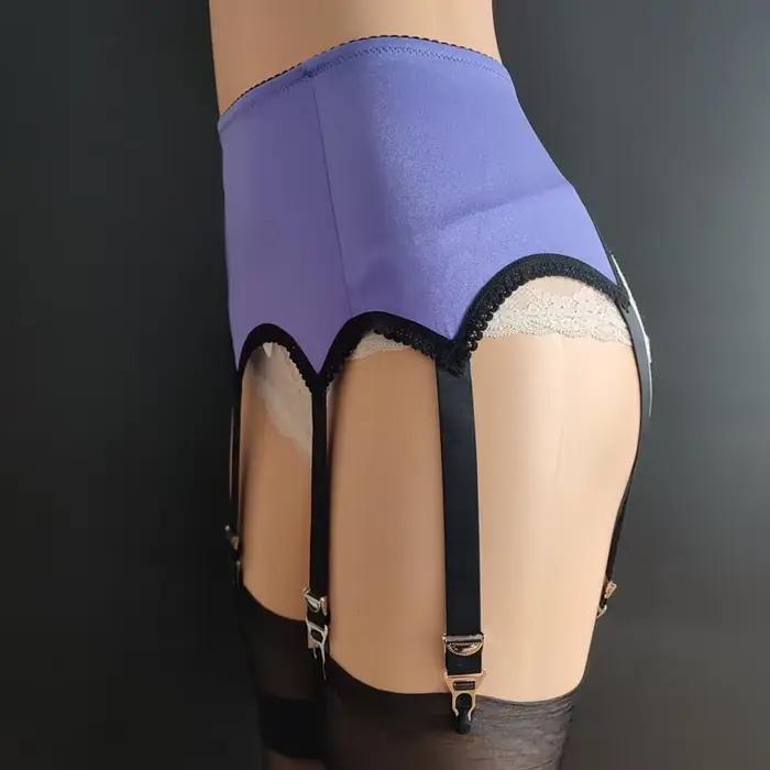 6 sangles porte-jarretelles taille haute