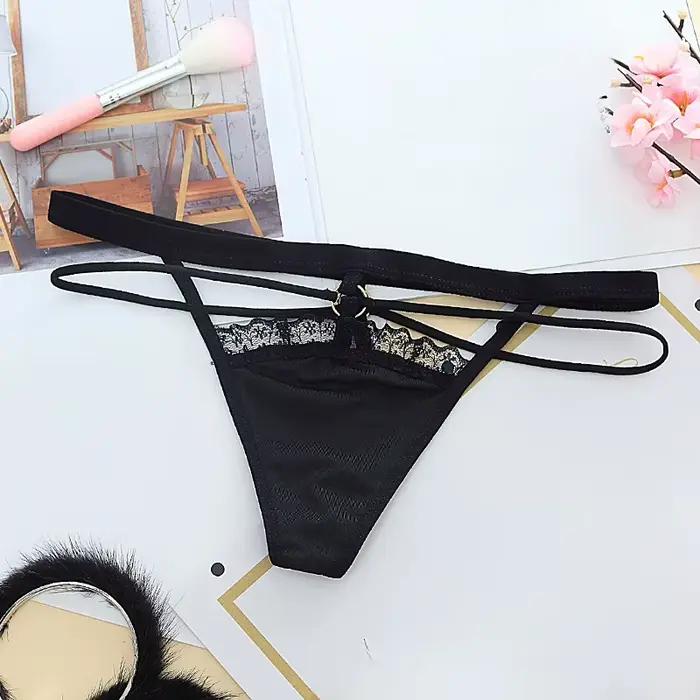 Culotte femme taille basse dentelle