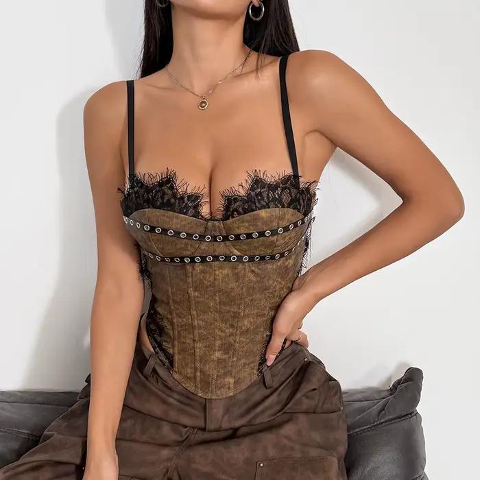 Corset en dentelle pour femmes