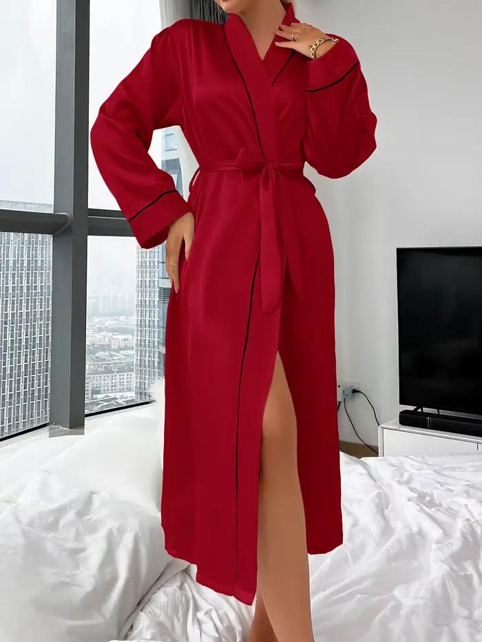 Chemise de nuit longue d'été fine