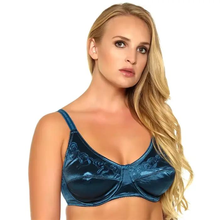 Soutien-gorge brodé en Satin pour femmes