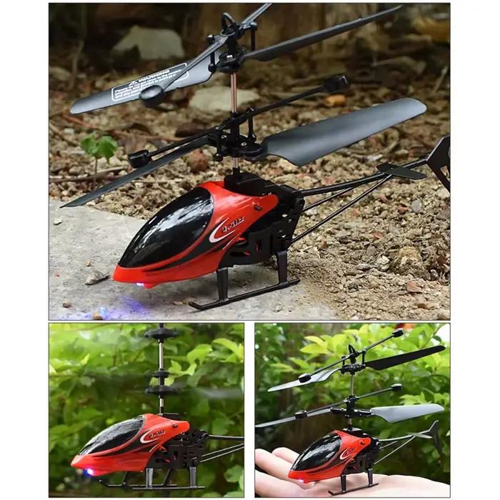 Drone d'hélicoptère RC avec jouet volant électrique léger, télécommande Radio, avion d'intérieur et d'extérieur, modèle de jouet