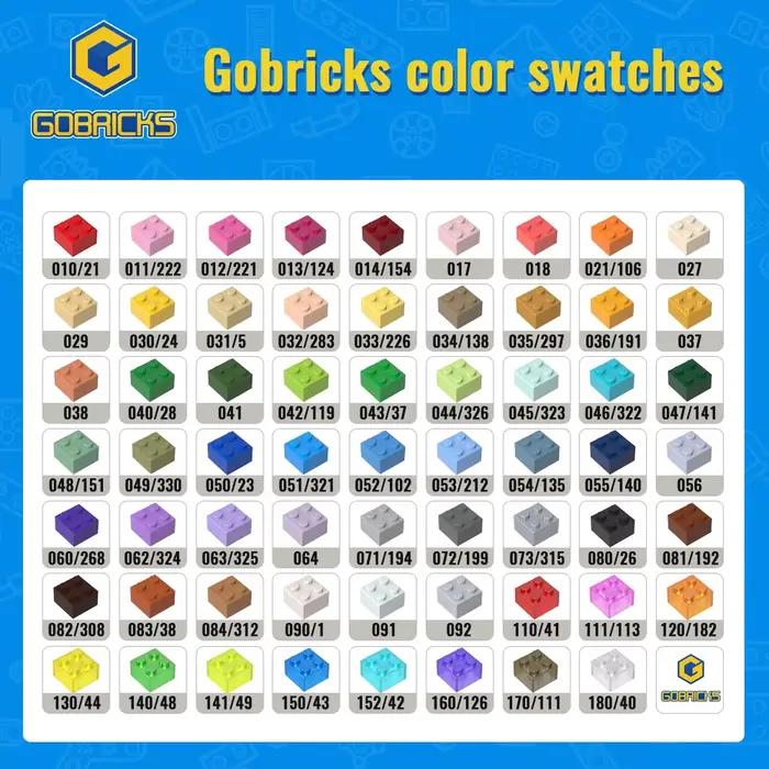 Gobricks 55013 10 Pièces d'axe 8L avec butée, Blocs de construction, Jouets Technic, Ensembles de mouvement MOC, Direction technique