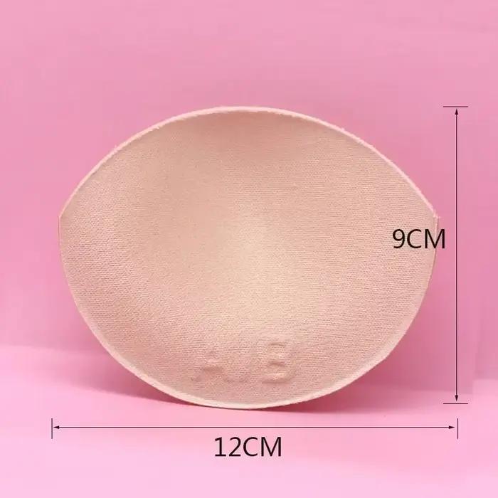 Coussinets de soutien-gorge en éponge optique, rehausseur de poitrine push-up, rembourrage de soutien-gorge amovible, inserts standardisés pour maillot de bain, rembourrage de bikini, 2 pièces, 1 pair