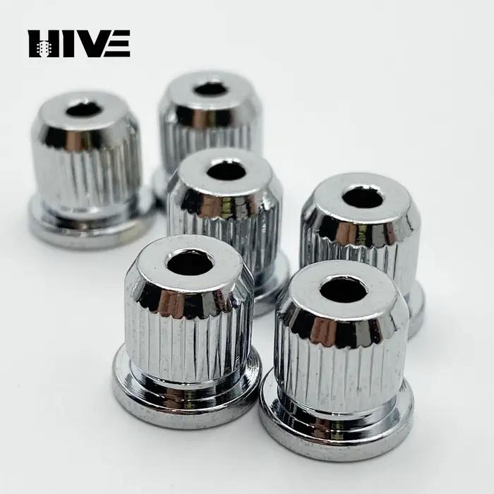 Lot de 6 attaches de cordes pour guitare électrique, attaches de cordes de taille moyenne, attaches de cordes de guitare, attaches de corps de guitare, manchons de cordes, attaches de cordes de guitar