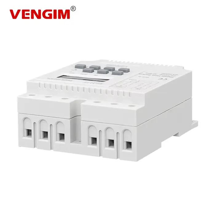 Minuterie numérique triphasée 380V, relais électrique Programmable avec 30 fois marche/arrêt par jour/semaine