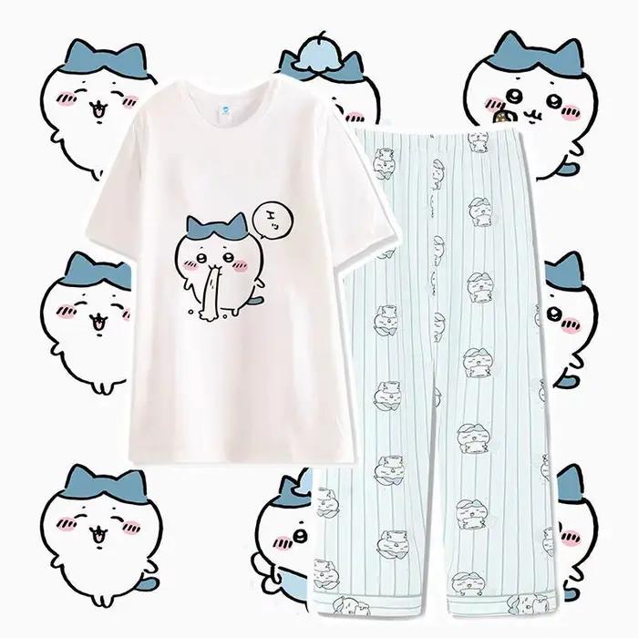 Pyjama d'été pour femmes Chiikawa Usagi