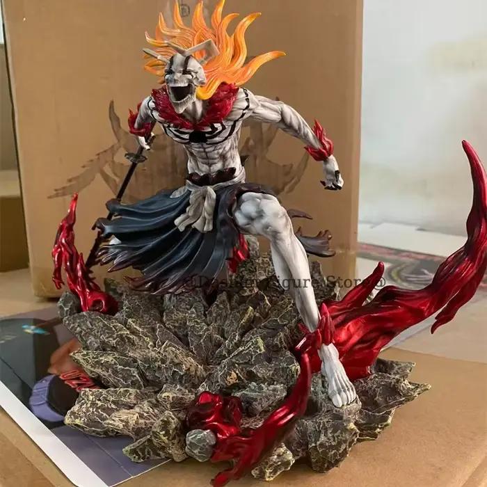 23 cm blanchi creux Ichigo figurine à collectionner poupée Saigo No Getsuga Tenshou creux Kurosaki Ichigo Statue modèle jouets