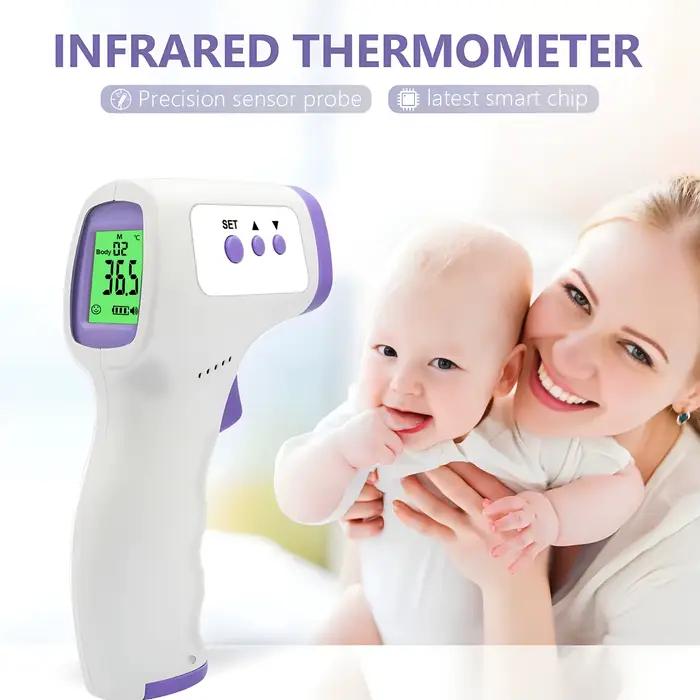 Thermomètre numérique infrarouge sans contact, thermomètre médical, outil de mesure de la température corporelle, thermomètre pour la fièvre humaine, thermomètre pour le corps