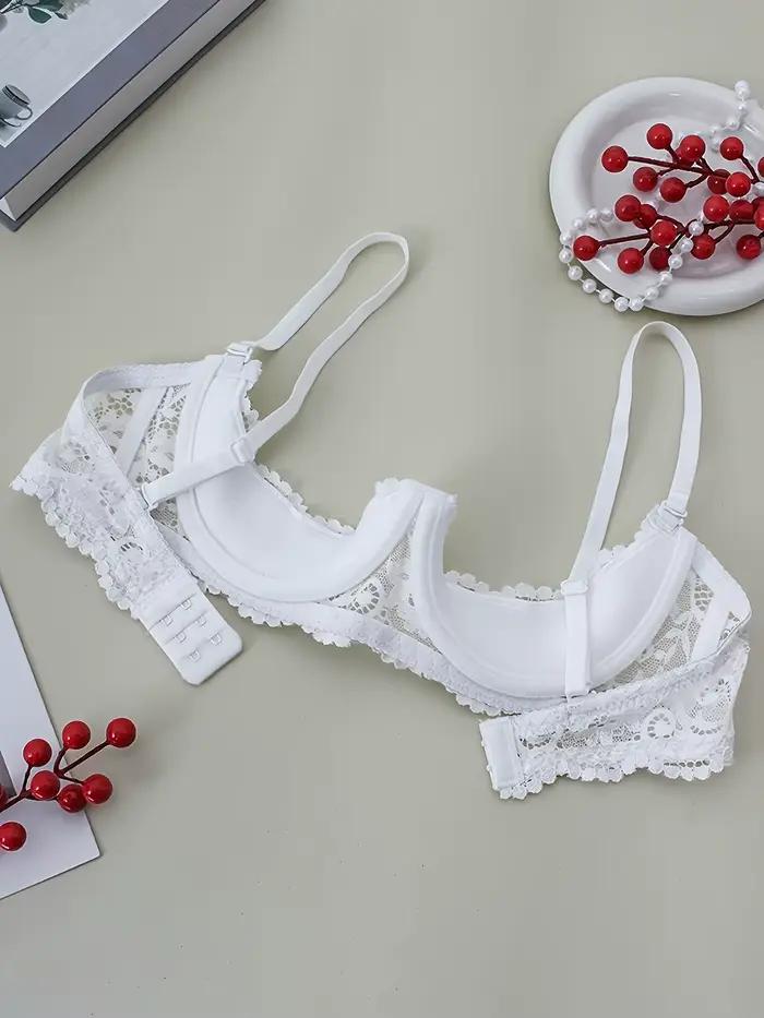Soutien-gorge à armatures en dentelle pour femme
