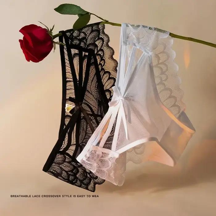 Culotte en dentelle fine pour femmes