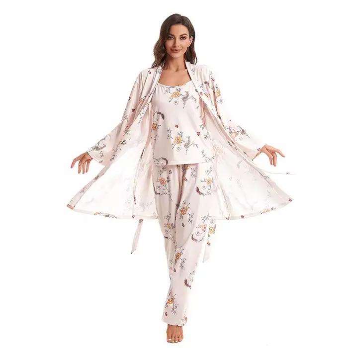 Pyjama en Coton Glacé pour Femme