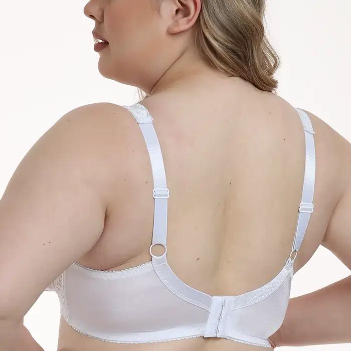 Soutiens-gorge pour femmes minimiseur brassière grande taille soutien-gorge en dentelle soutien à armatures pleine