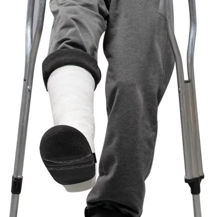 Couvre-chaussettes moulées demi-paume avec sangle fixe, antidérapant, coupe-vent, garde au chaud, protection des orteils moulés, outils de rééducation des pieds