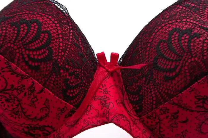 Ensemble de soutiens-gorge push-up sexy en dentelle pour grandes tailles (70, 75, 80, 85, 90, 95C, D, E, F), lingerie blanche en coton fin, ensemble BHS pour filles et femmes B3-