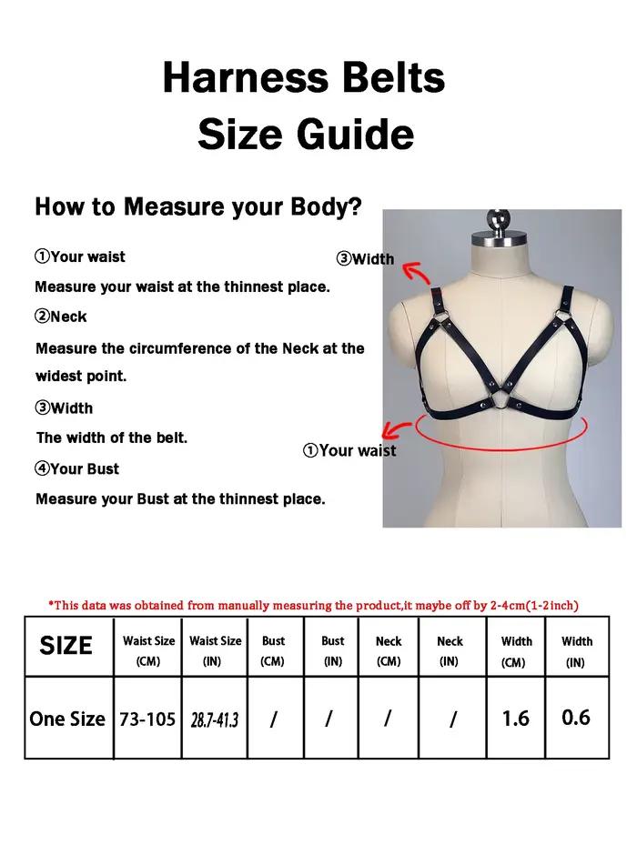 Harnais de corps pour femmes, ceinture en cuir PU réglable, style gothique, harnais Y2K, accessoires exotiques pour femmes