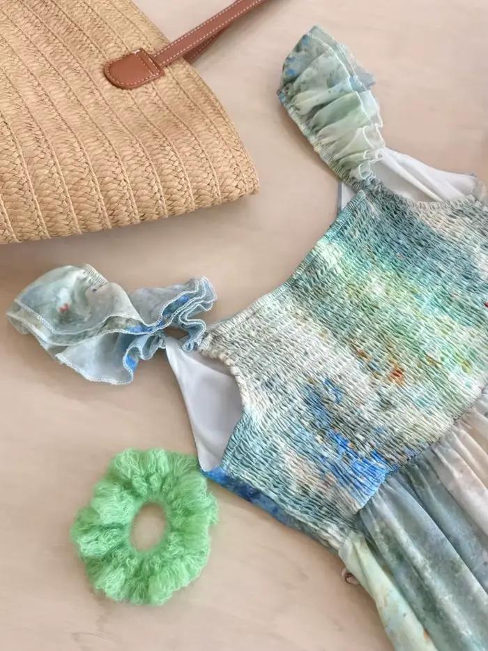 Robe d'été française pour femmes