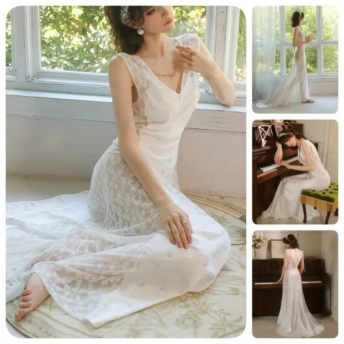Robe de nuit de luxe pour femme
