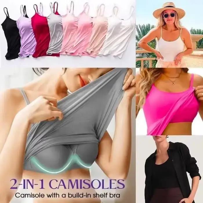 Camisole astronomique avec soutien-gorge rembourré intégré pour femme
