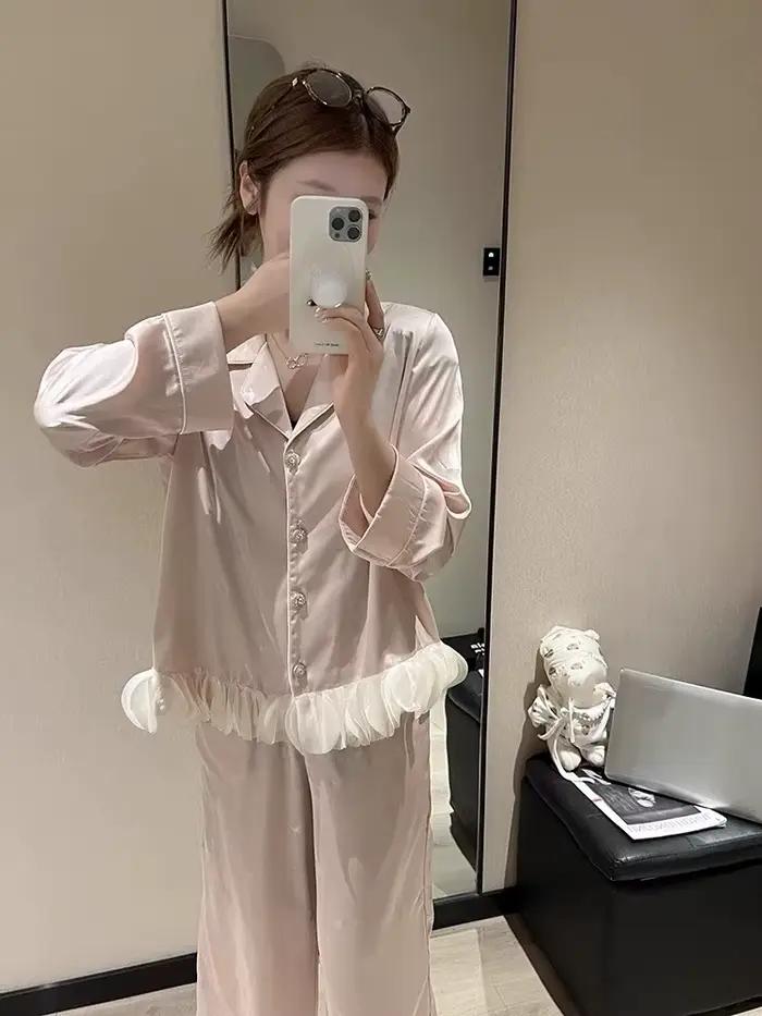 Ensemble de pyjamas à manches longues pour femmes