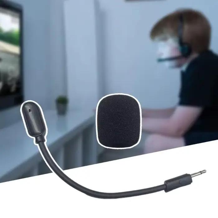 Remplacement de Microphone à flèche de jeu pour casques JBL Quantum 100 avec suppression du bruit, micro à flèche de jeu détachable de 2.5mm