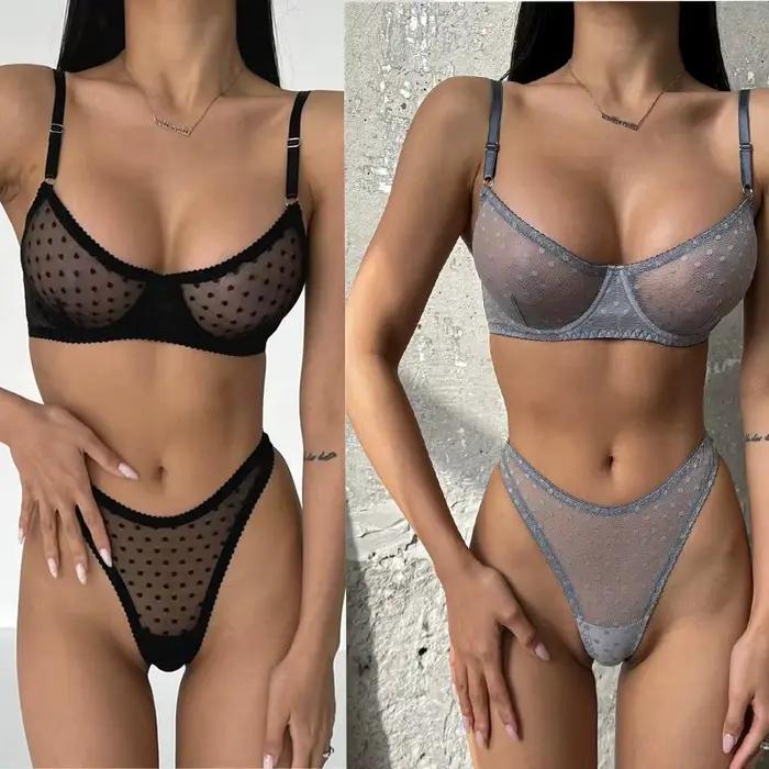 Ensemble de lingerie deux pièces pour femme